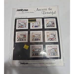 NEW‎ Janlynn America the Beautiful Colorado Centennial Cross Stitch Kit 10"x10"
